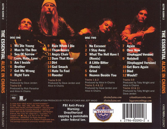 Essential Alice in Chains cover art