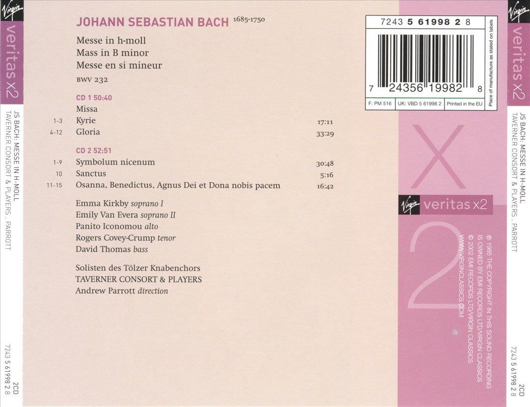 Bach: Mass in B minor cover art
