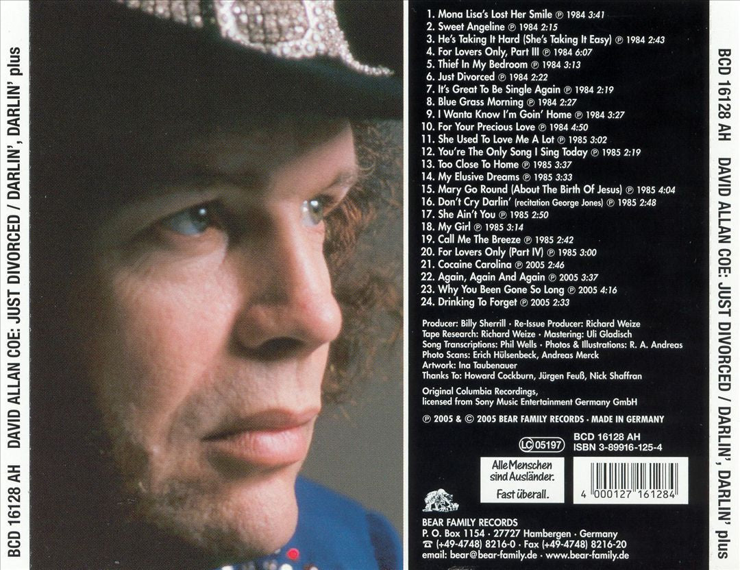 Just Divorced/Darlin' Darlin' Plus cover art
