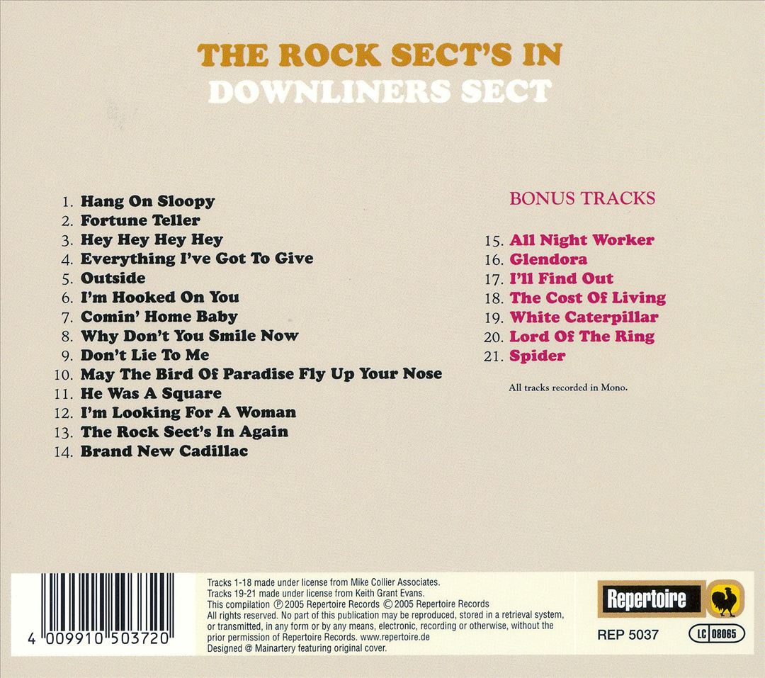 The Rock Sect's In [Bonus Tracks] cover art