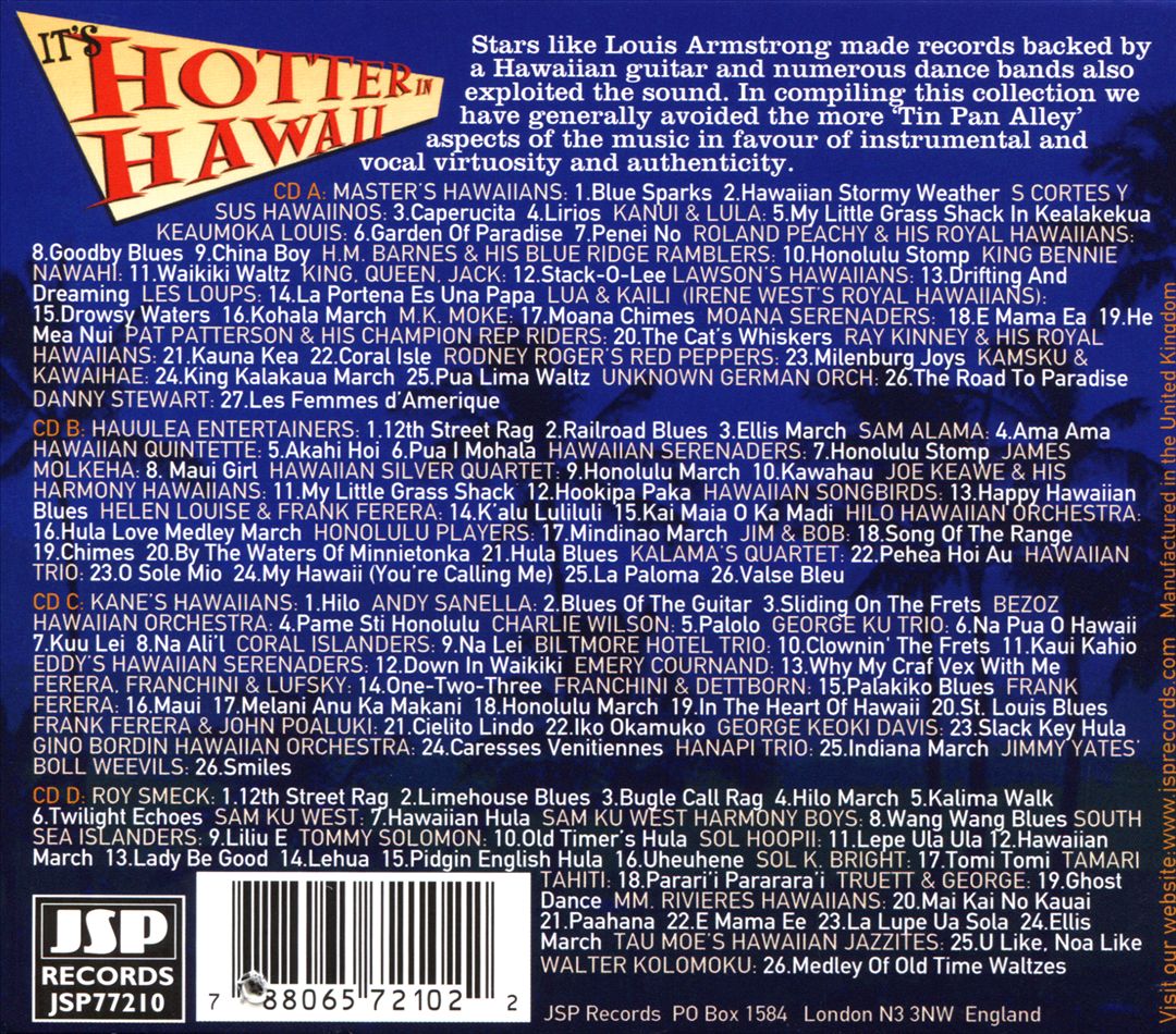It's Hotter in Hawaii cover art