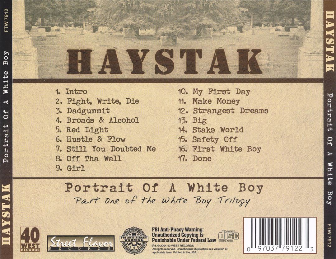 Portrait of a White Boy cover art
