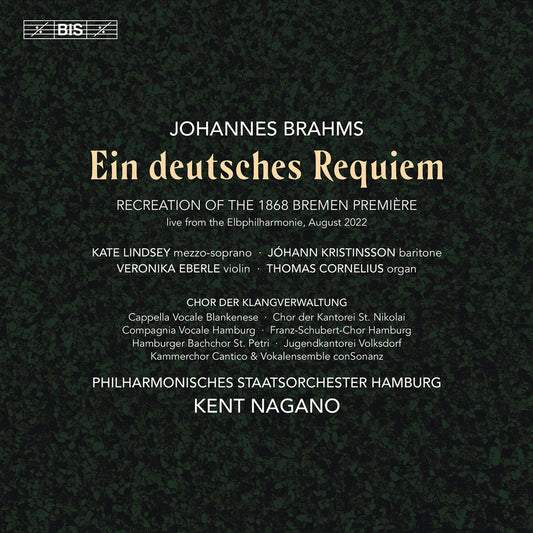 Brahms: Ein deutsches Requiem cover art