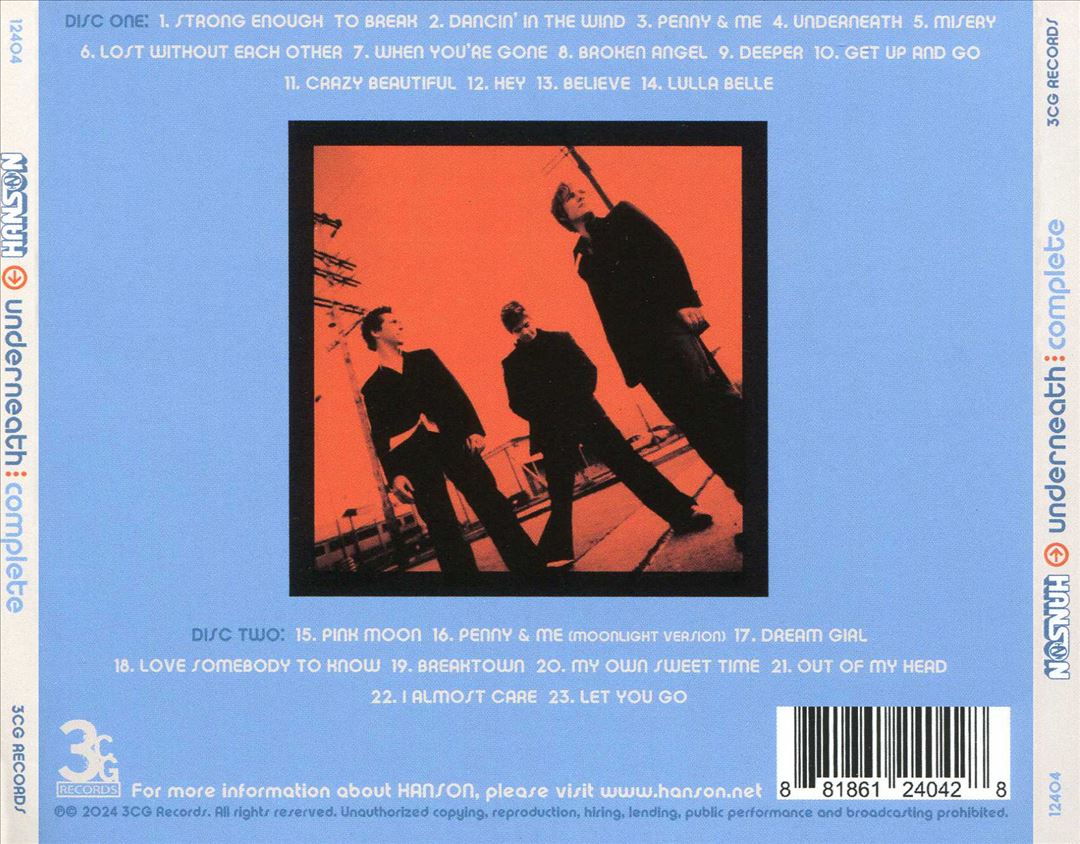 Underneath: Complete cover art