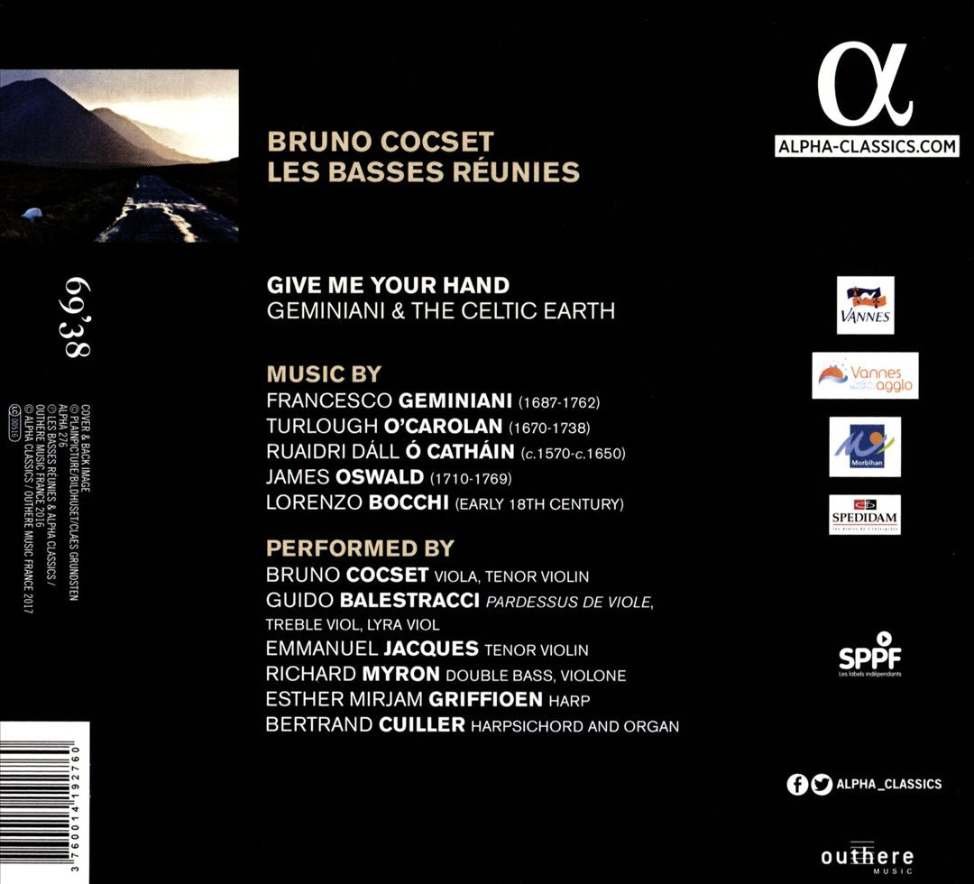 Give Me Your Hand: Geminiani & The Celtic Earth cover art