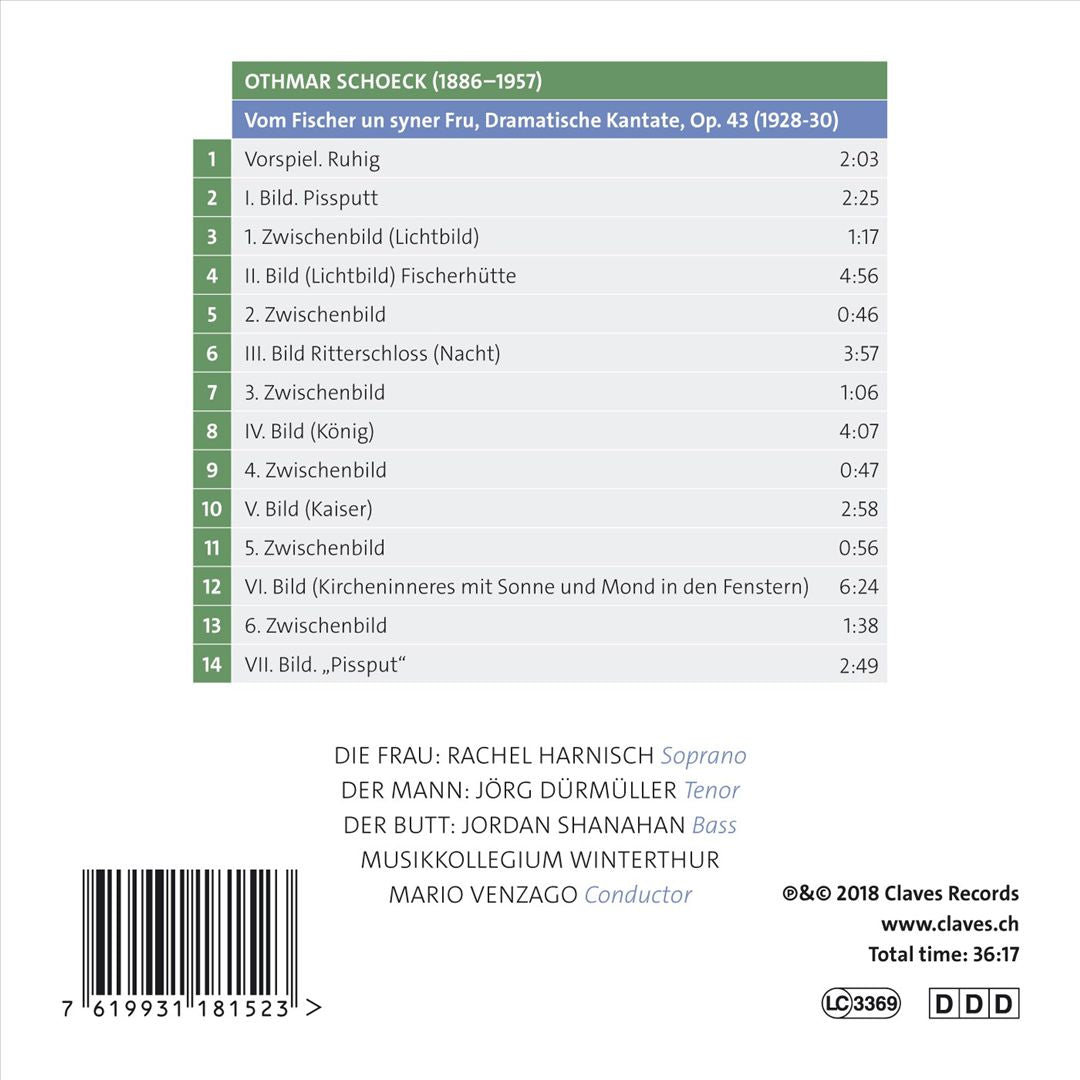 Othmar Schoeck: Vom Fischer un syner Fru cover art