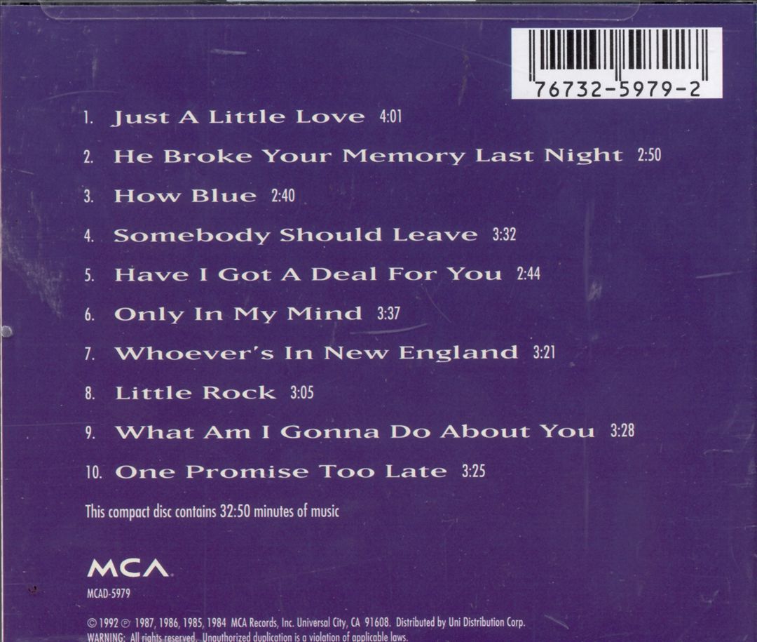 Reba McEntire's Greatest Hits cover art