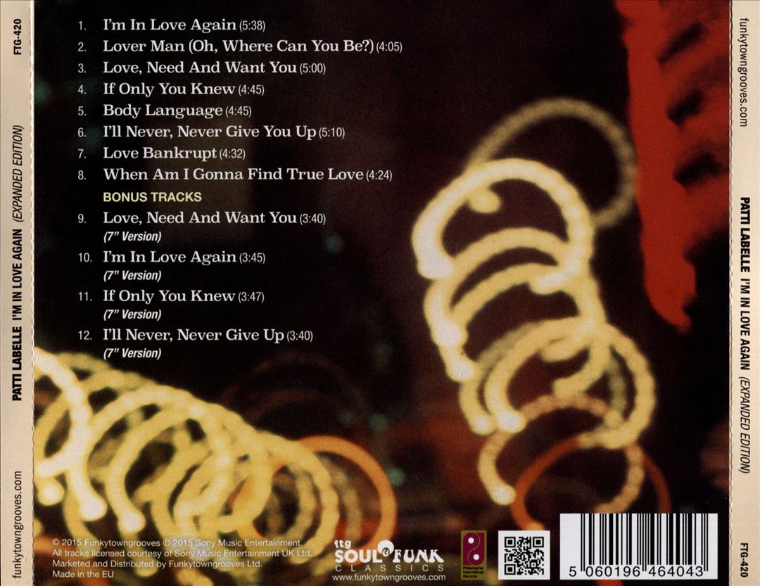 I'm in Love Again cover art