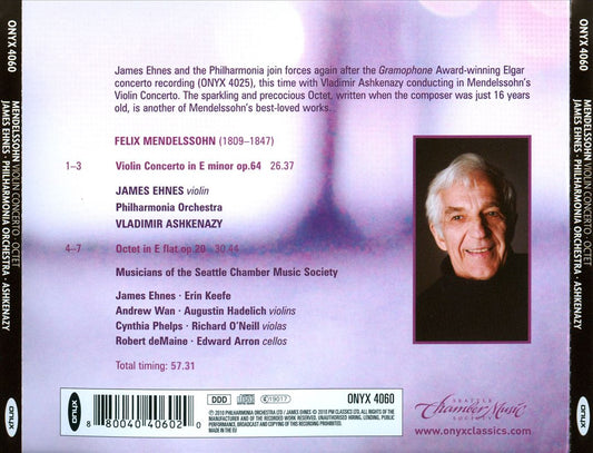 Mendelssohn: Violin Concerto; Octet cover art