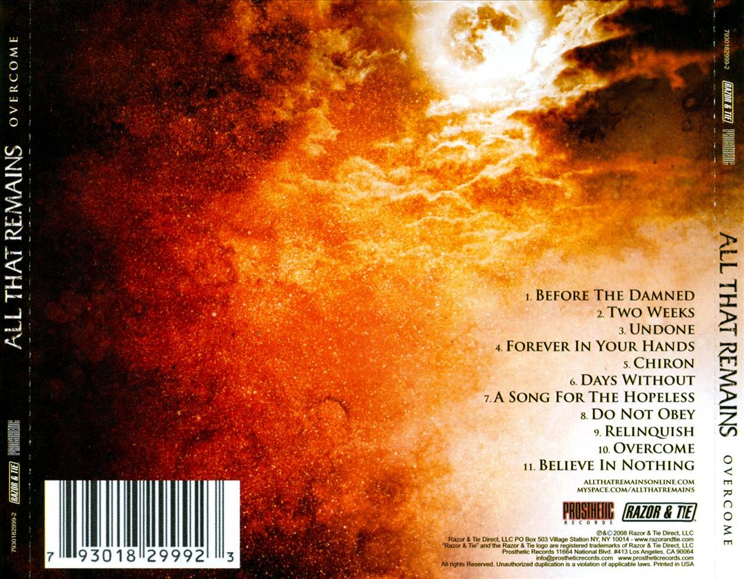 Overcome cover art