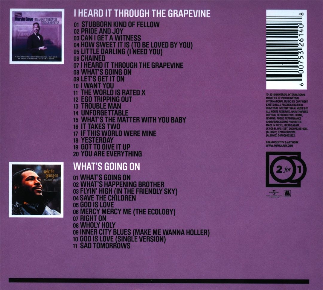 I Heard It Through the Grapevine/What's Going On cover art
