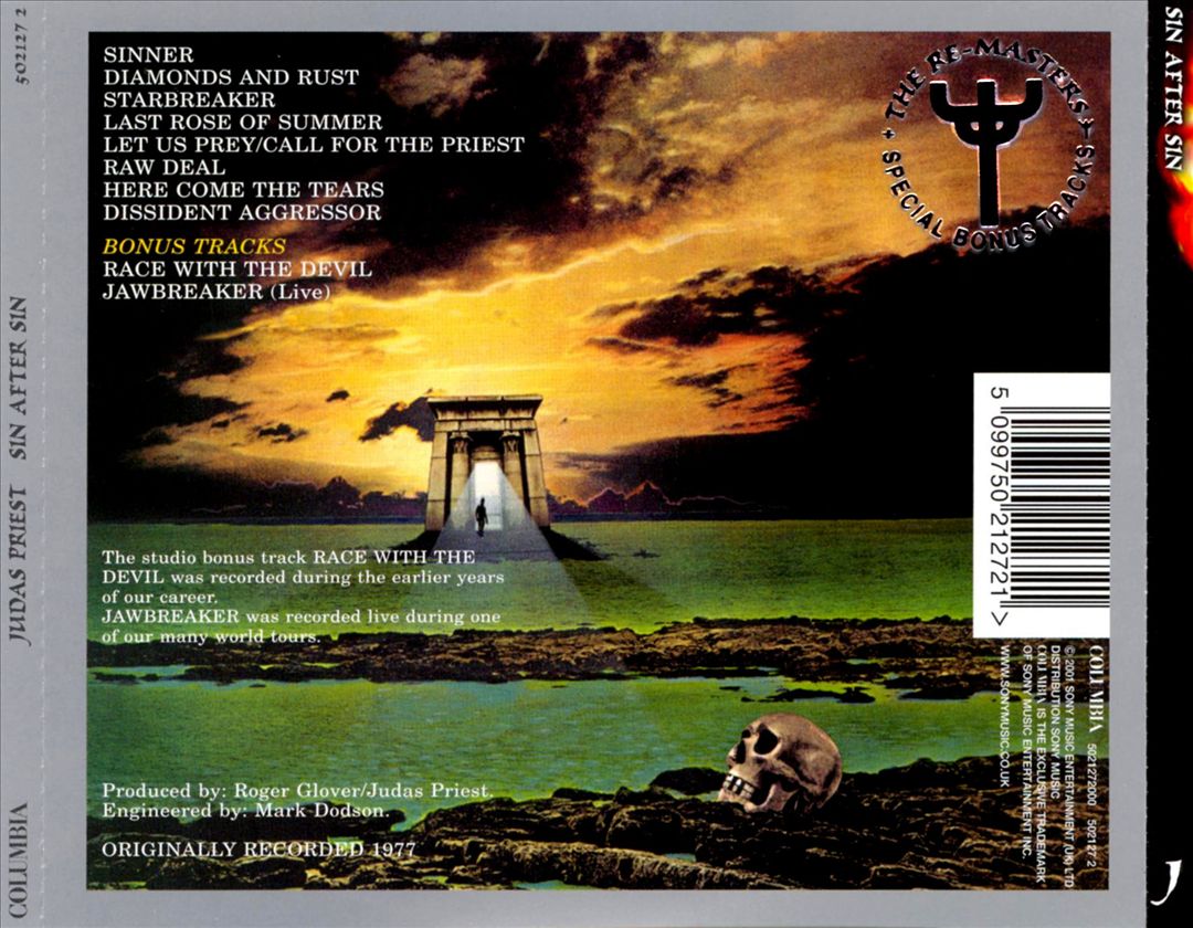 Sin After Sin [Japan Bonus Tracks] cover art