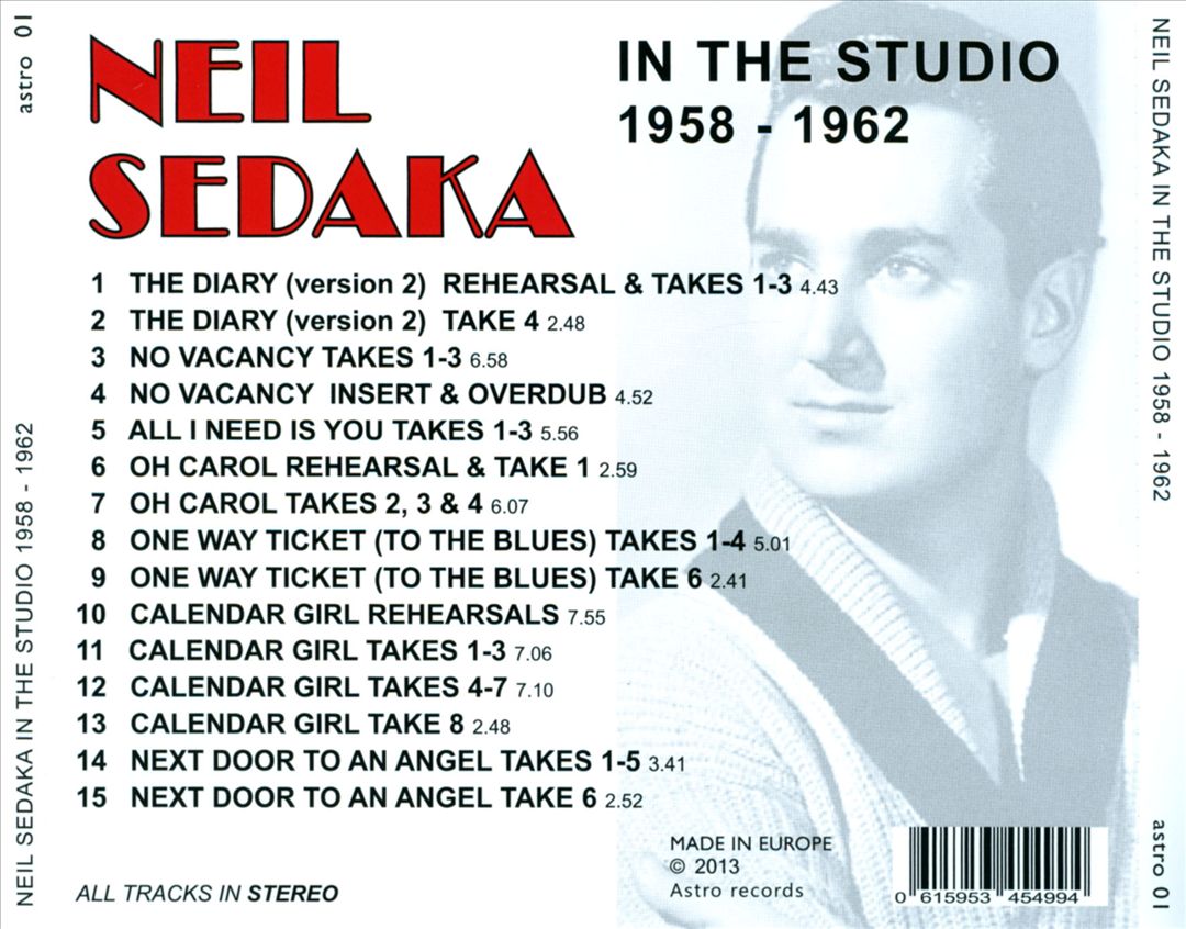 In the Studio: 1958-1962 cover art