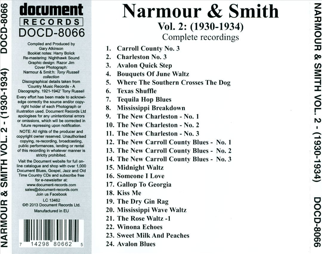 Narmour & Smith, Vol. 2 cover art