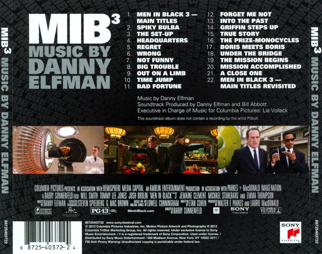 Men in Black 3 [Original Motion Picture Soundtrack] cover art