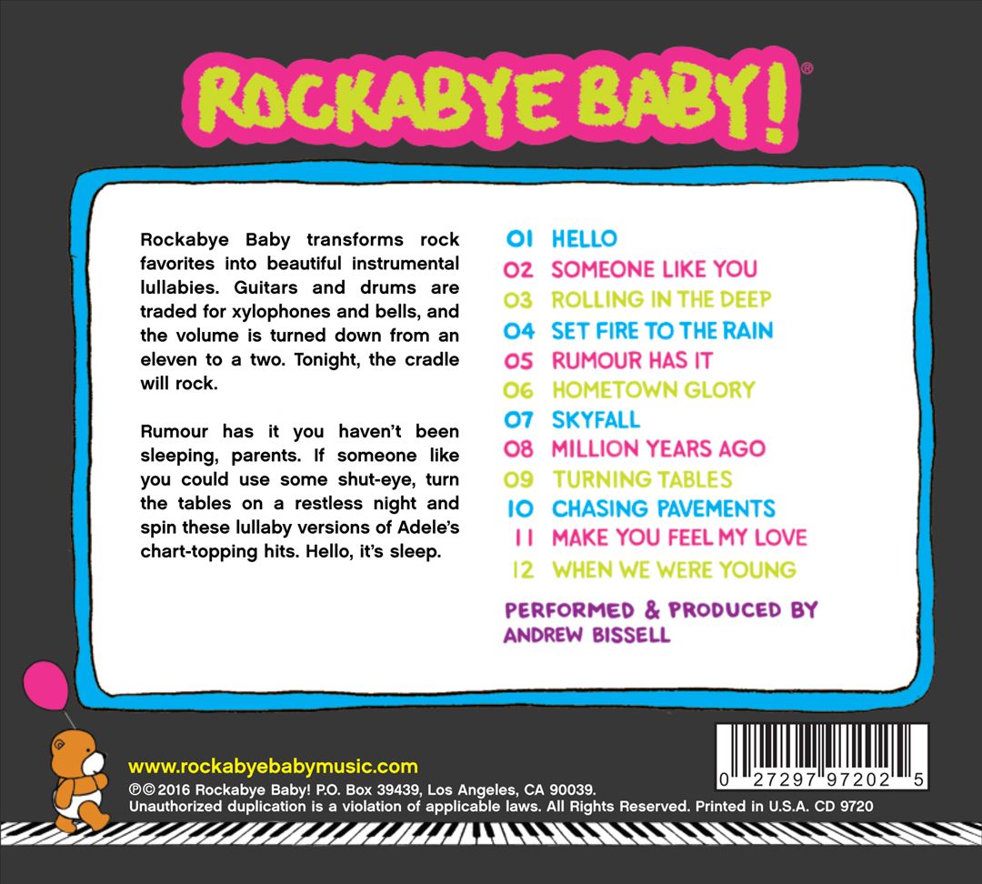 Lullaby Renditions of Adele cover art