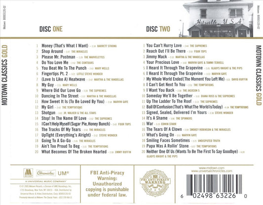 Motown Classics: Gold cover art
