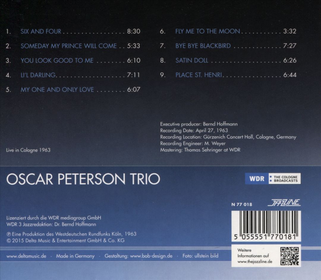 Live in Cologne 1963 cover art