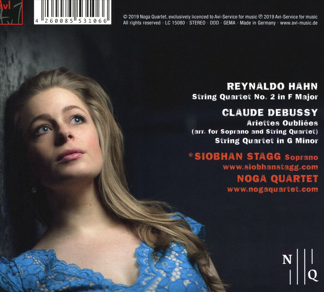 Aquarelles: Debussy, Hahn cover art