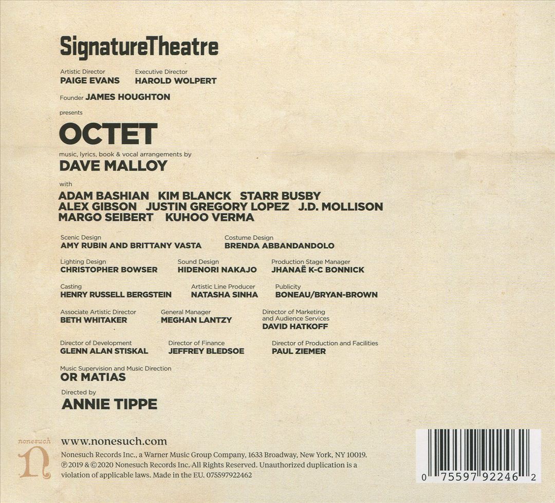 Octet [Original Cast Album] cover art
