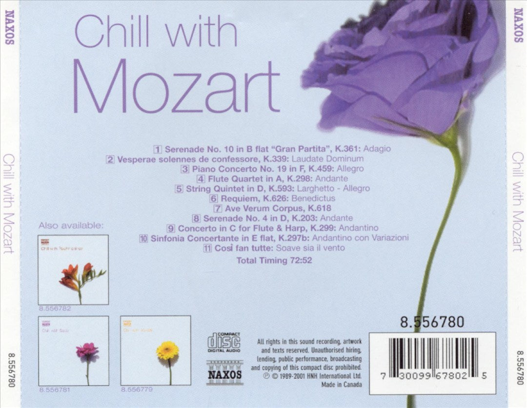 Chill with Mozart cover art
