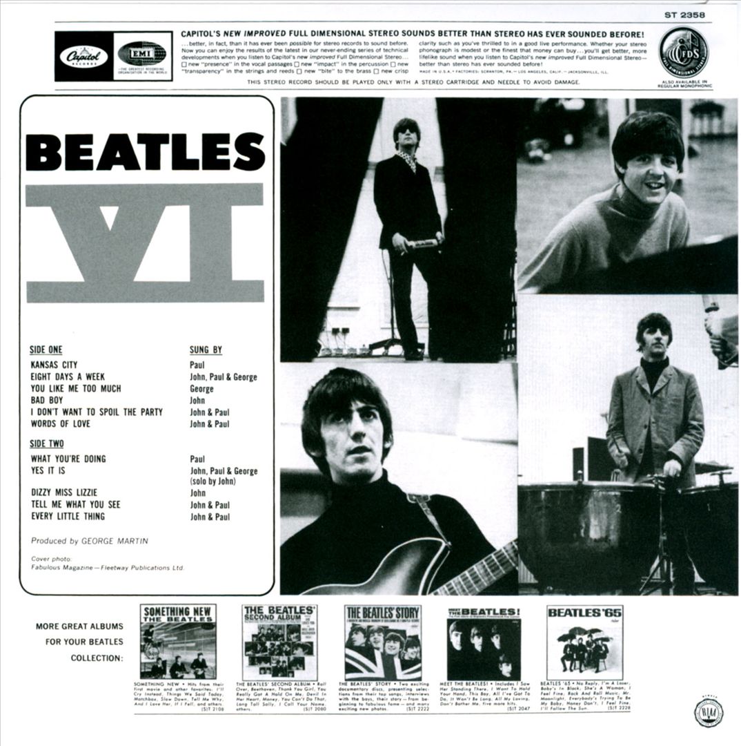 Beatles VI cover art