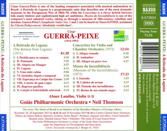 Guerra-Peixe: A Retirada da Laguna; Concertino; Museu da Inconfidência cover art