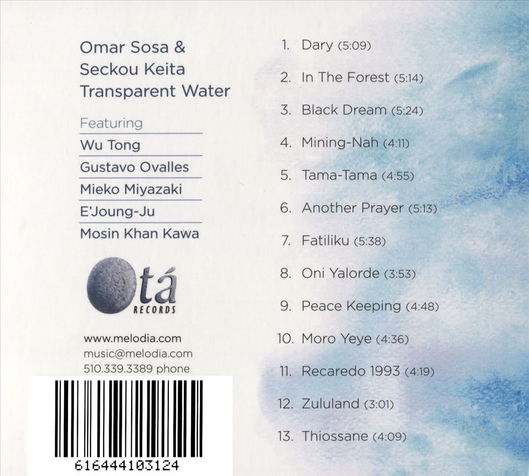 Transparent Water cover art