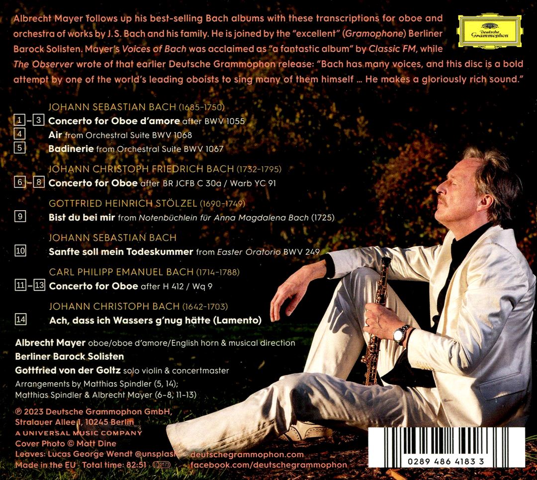 Bach Generations cover art