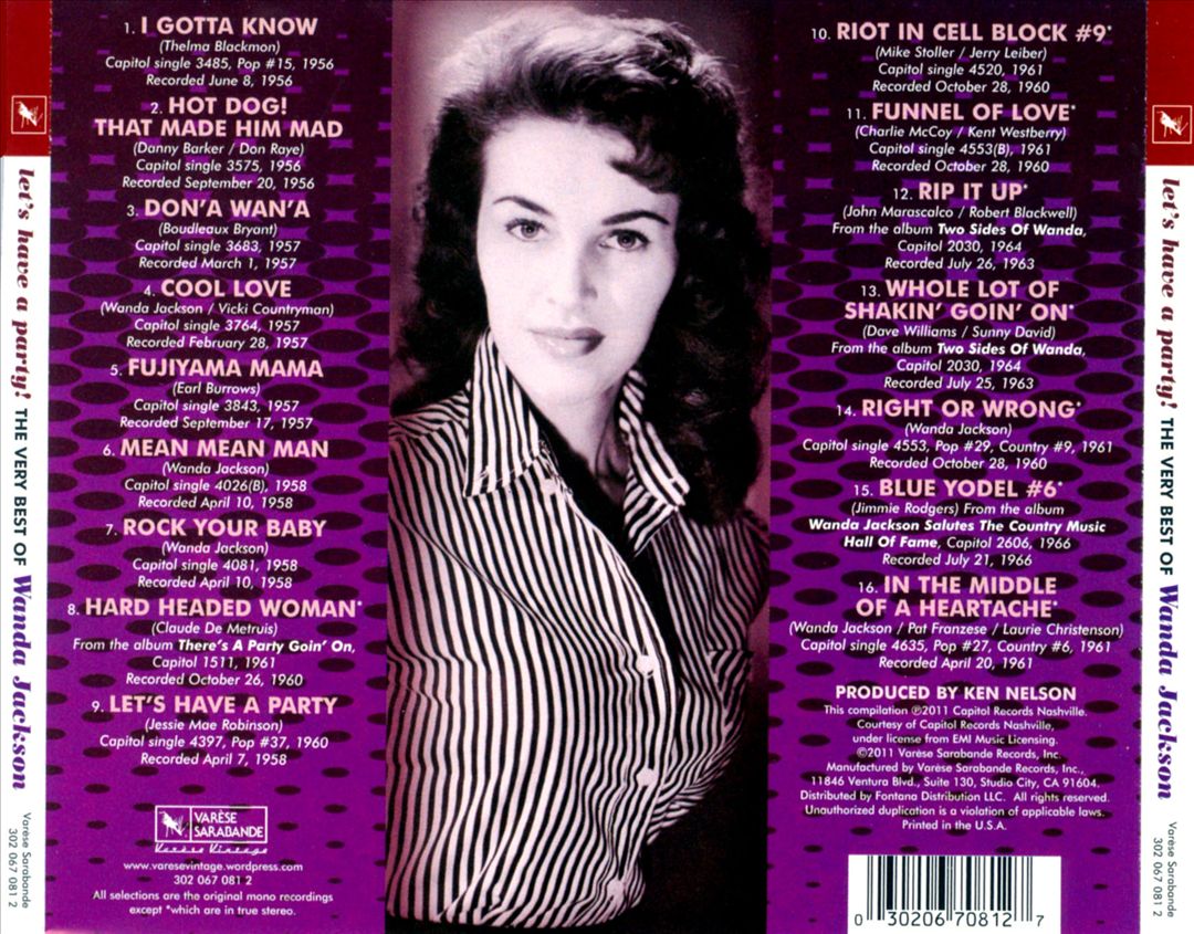 Let's Have a Party! The Very Best of Wanda Jackson cover art