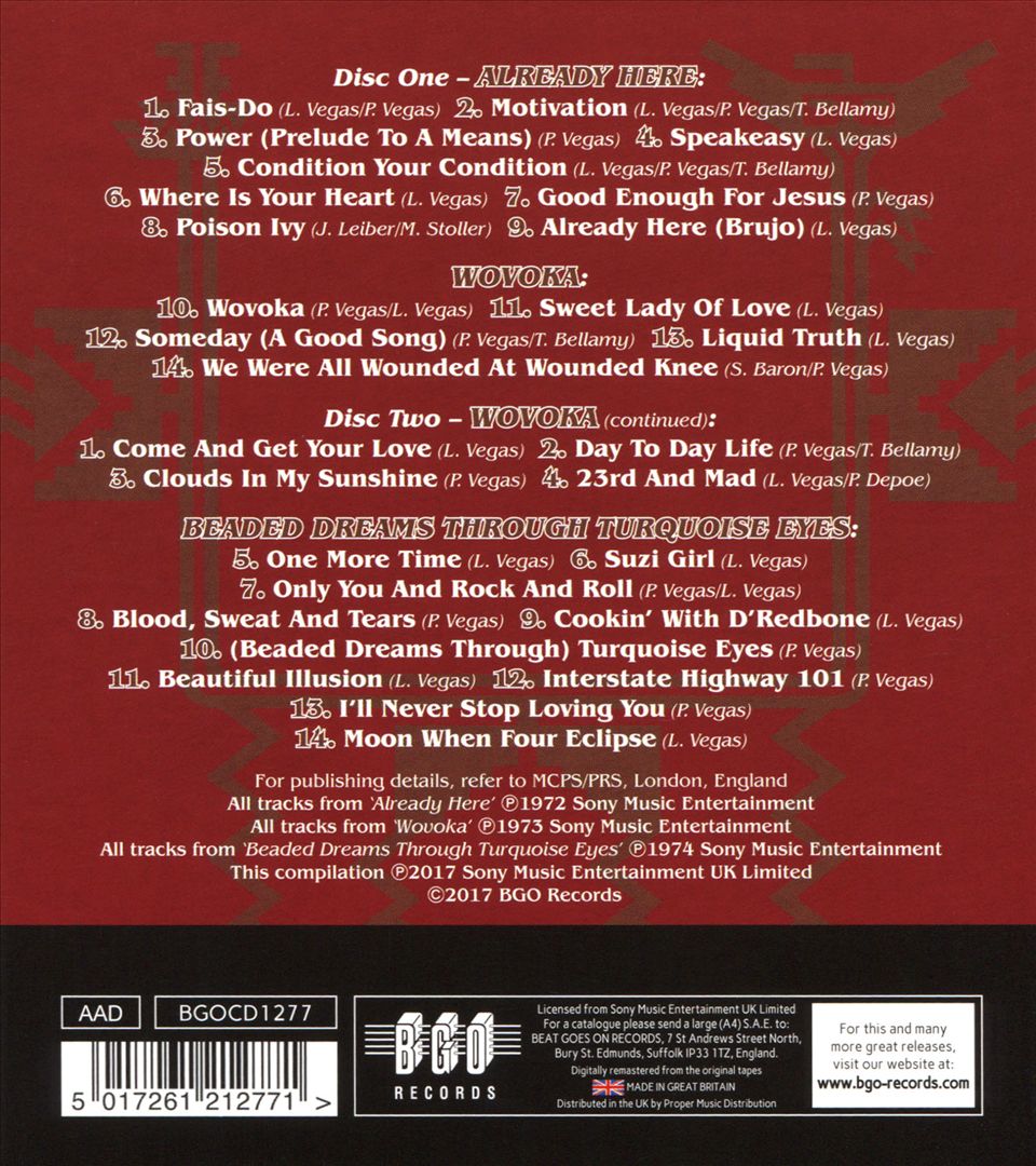 Already Here/Wovoka/Beaded Dreams Through Turquoise Eyes cover art