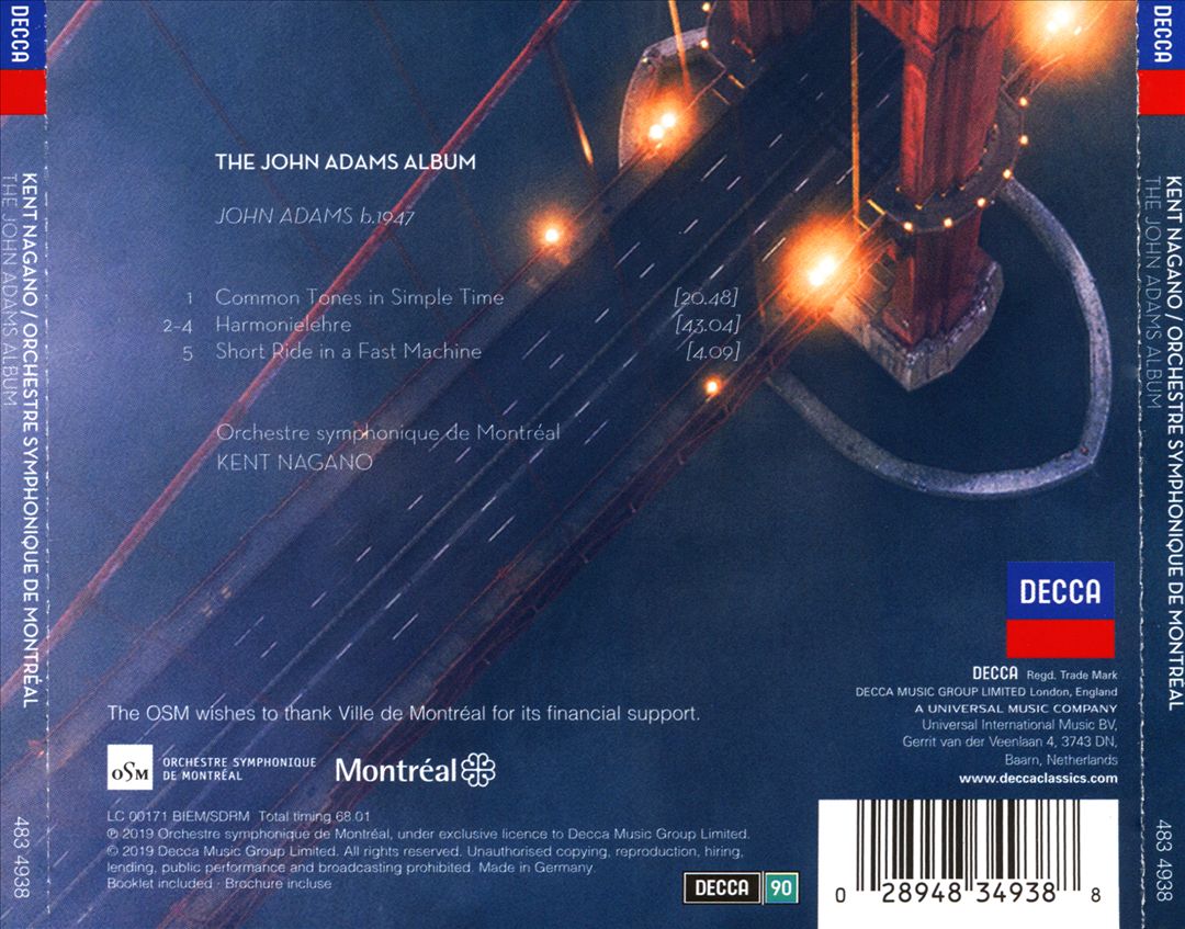 John Adams Album cover art