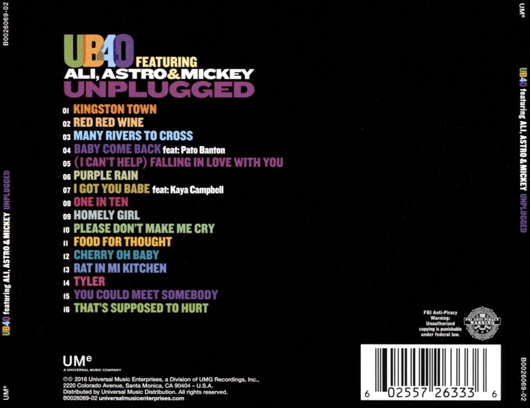 Unplugged cover art