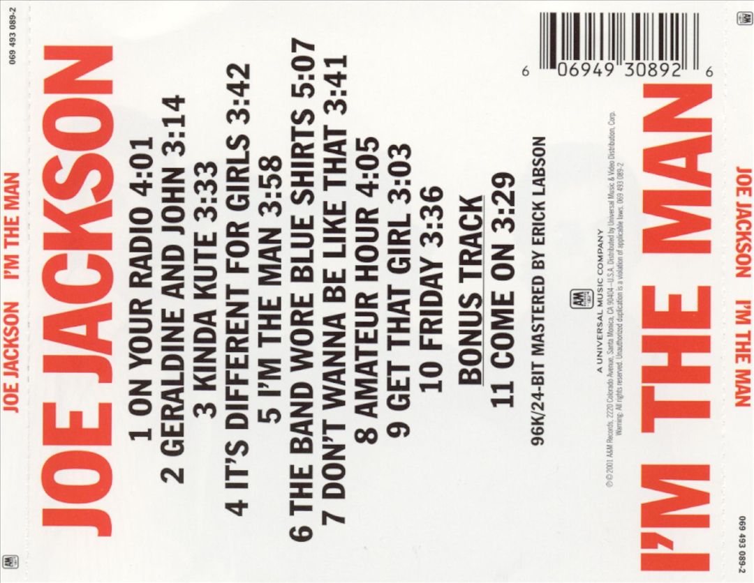 I'm the Man [Bonus Track] cover art