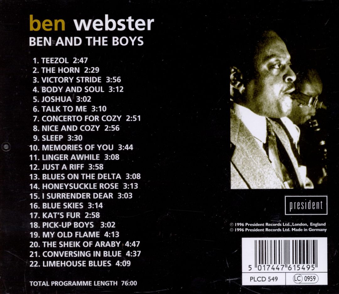 Ben and the Boys cover art