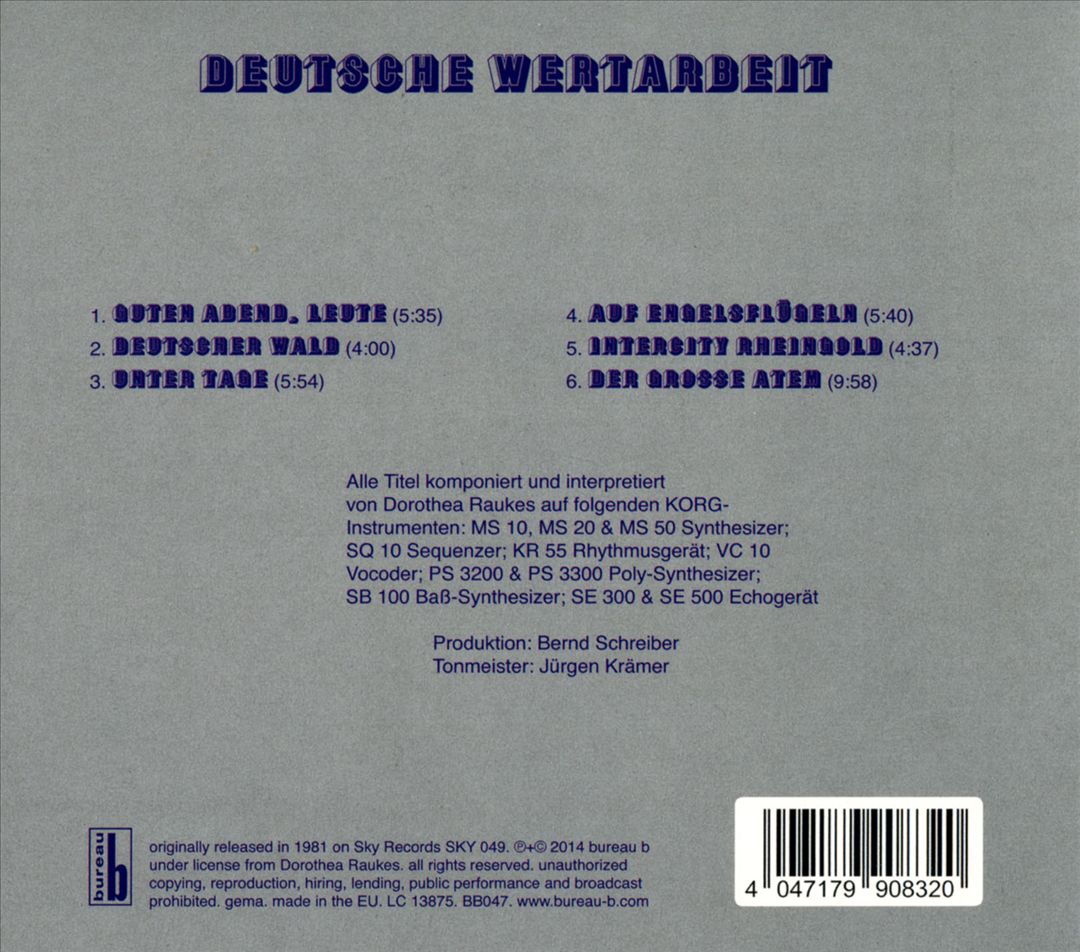 Deutsche Wertarbeit cover art