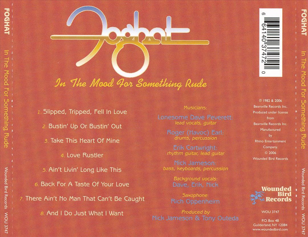 In the Mood for Something Rude cover art