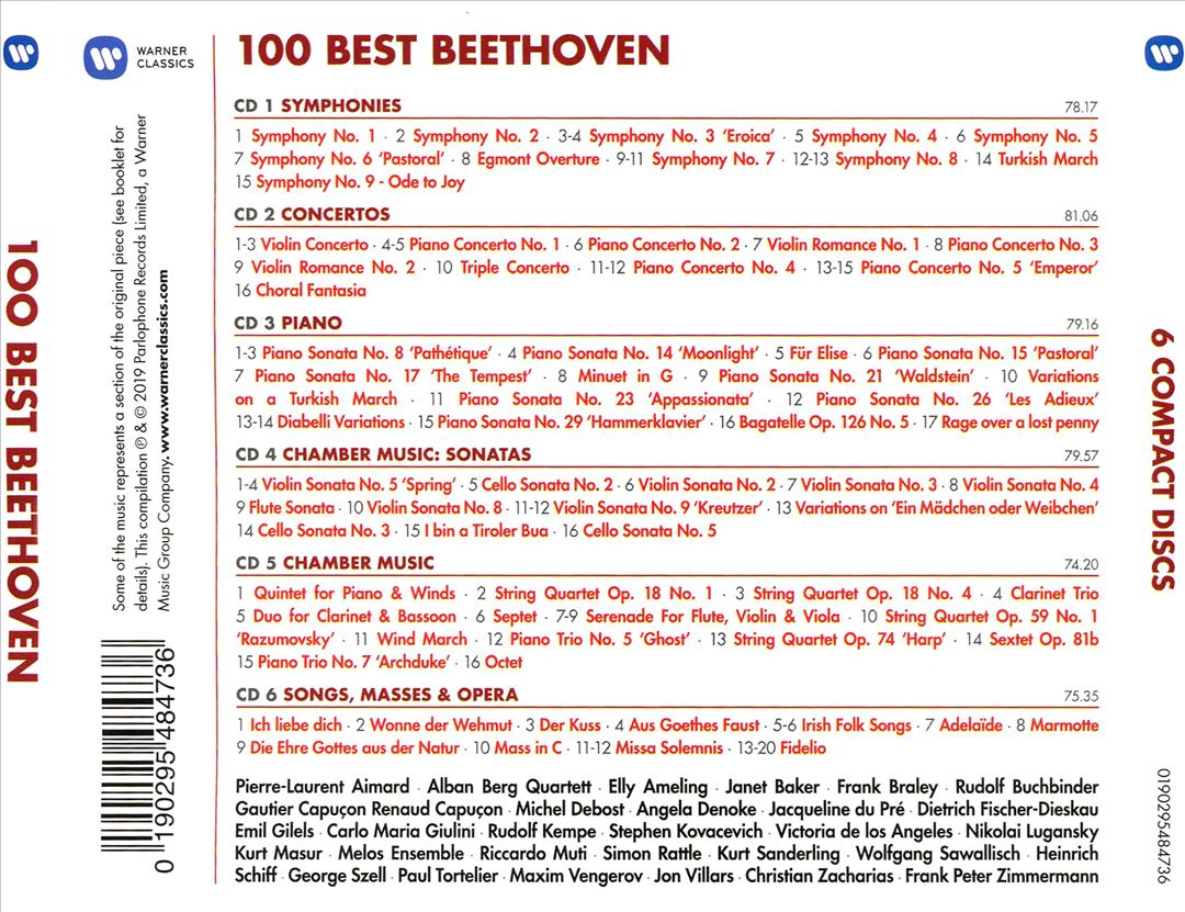 100 Best Beethoven [2019] cover art