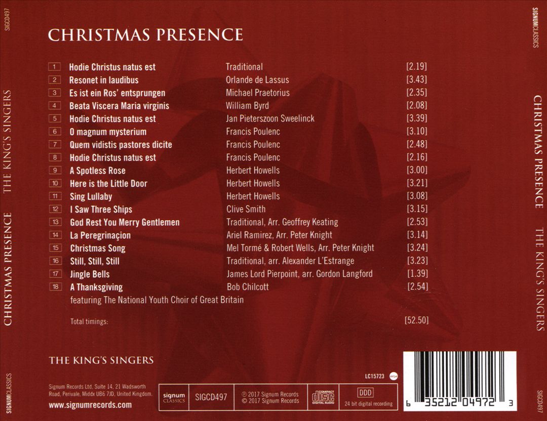 Christmas Presence [18 tracks] cover art