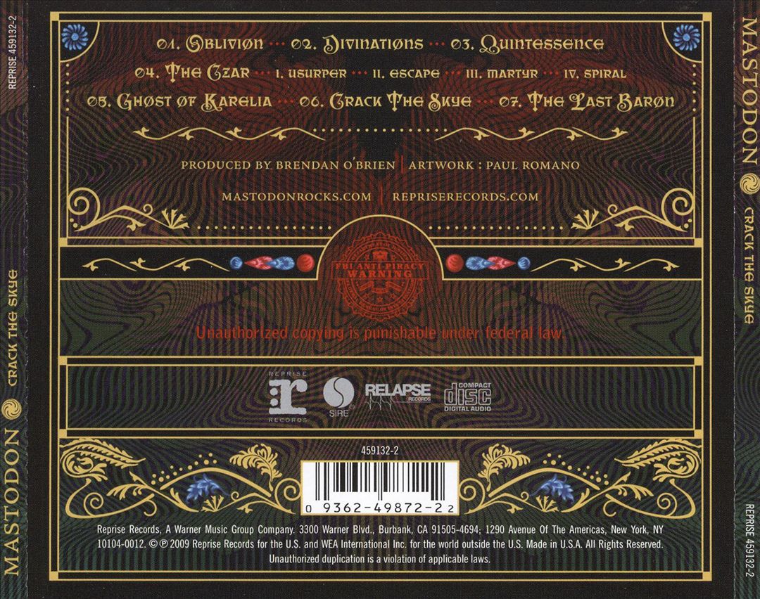 Crack the Skye cover art