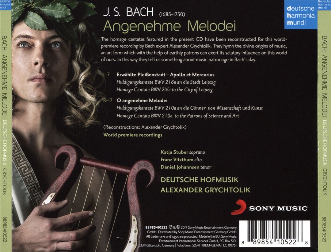 Bach: Angenehme Melodei cover art