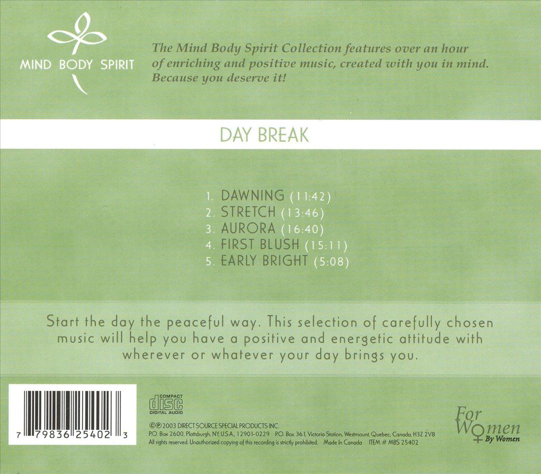 Mind Body Spirit: Day Break cover art