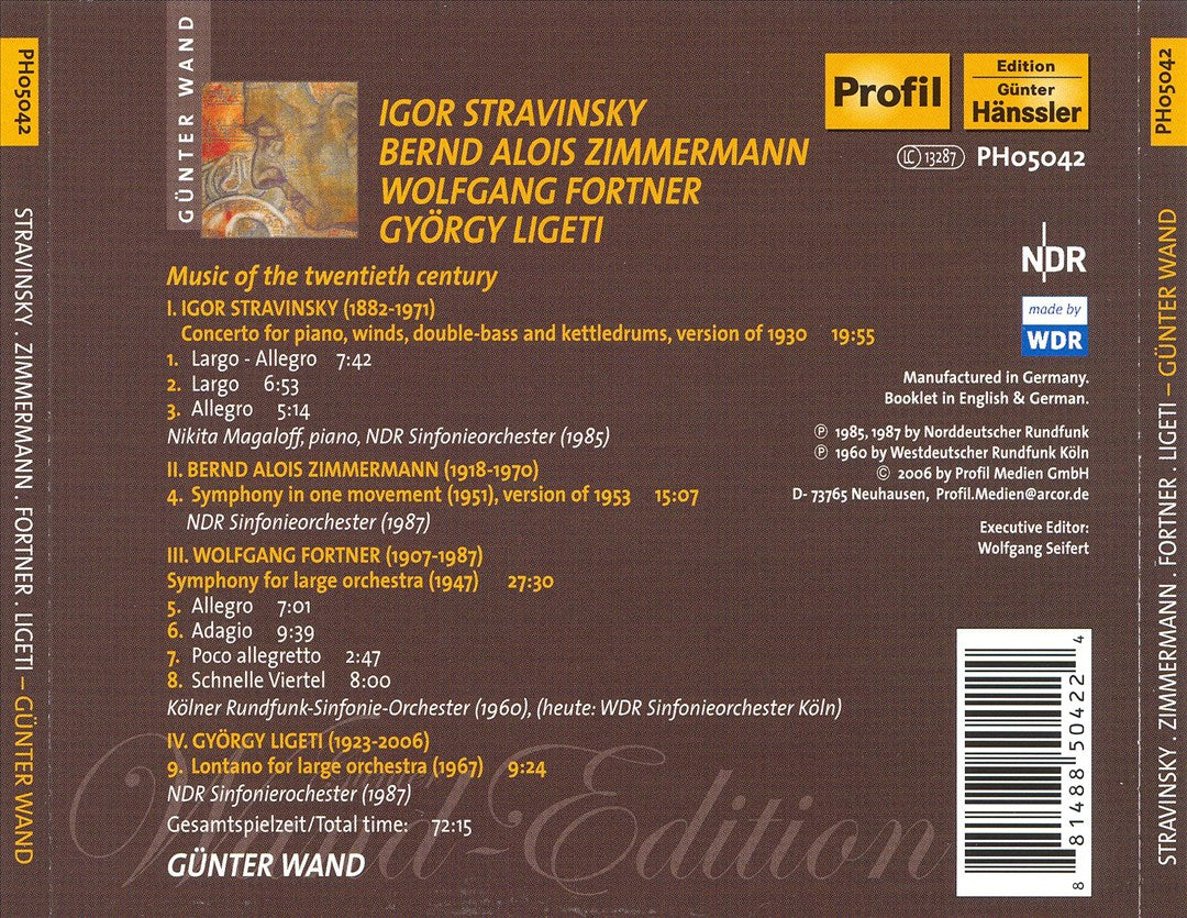 Günter Wand Edition, Vol. 9 cover art