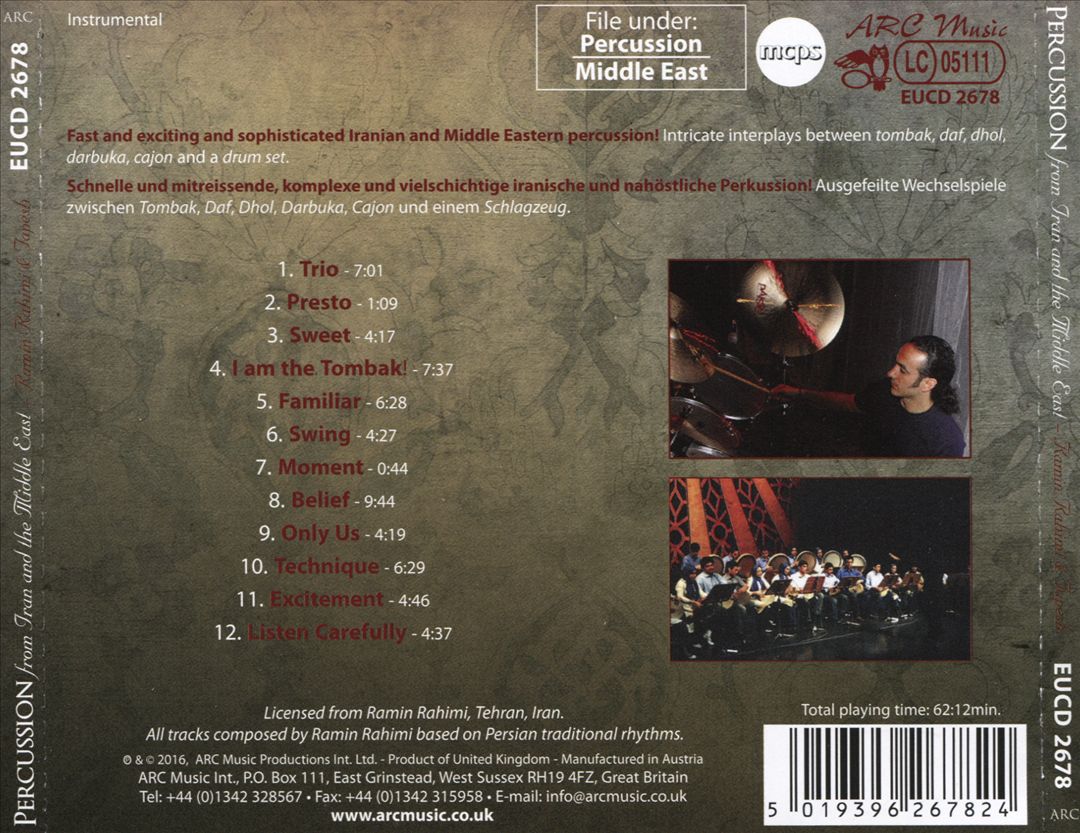 Percussion from Iran & The Middle East cover art