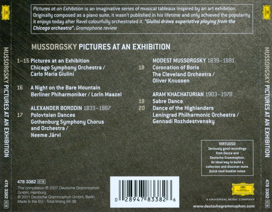 Mussorgsky: Pictures at an Exhibition cover art