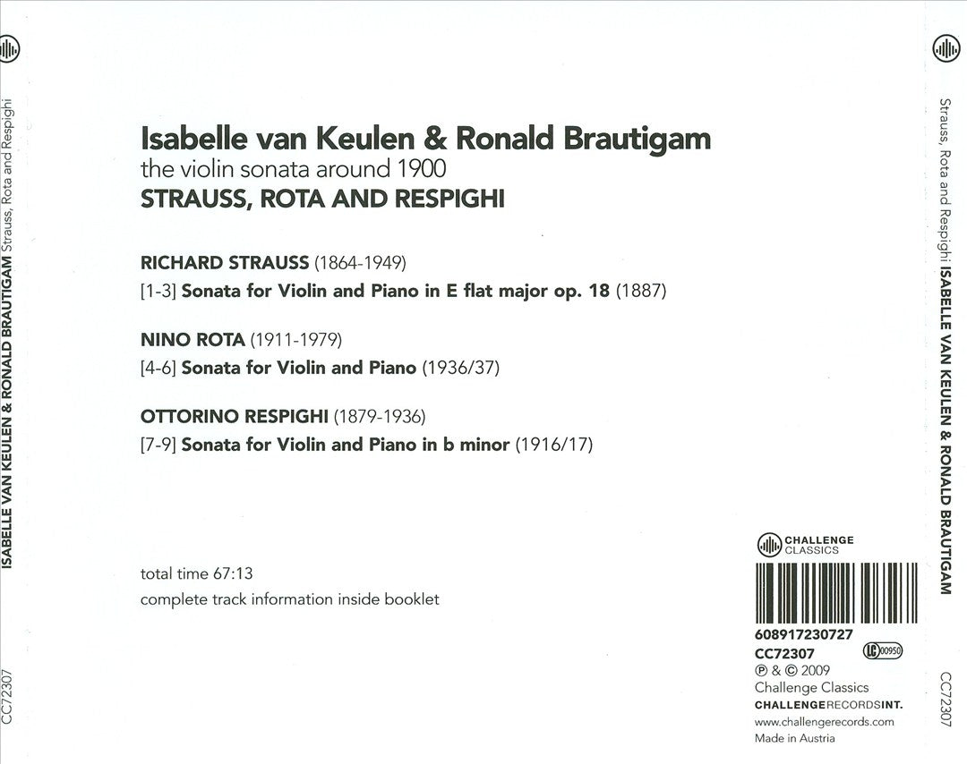 Violin Sonata Around 1900 cover art