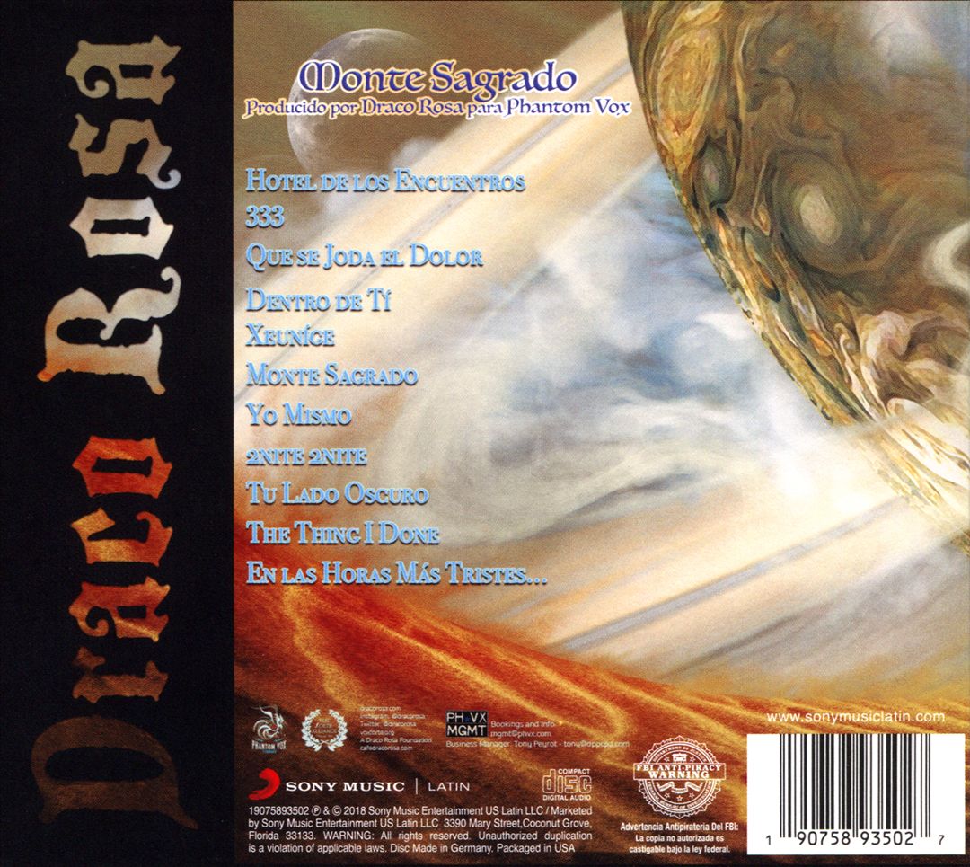 Monte Sagrado cover art