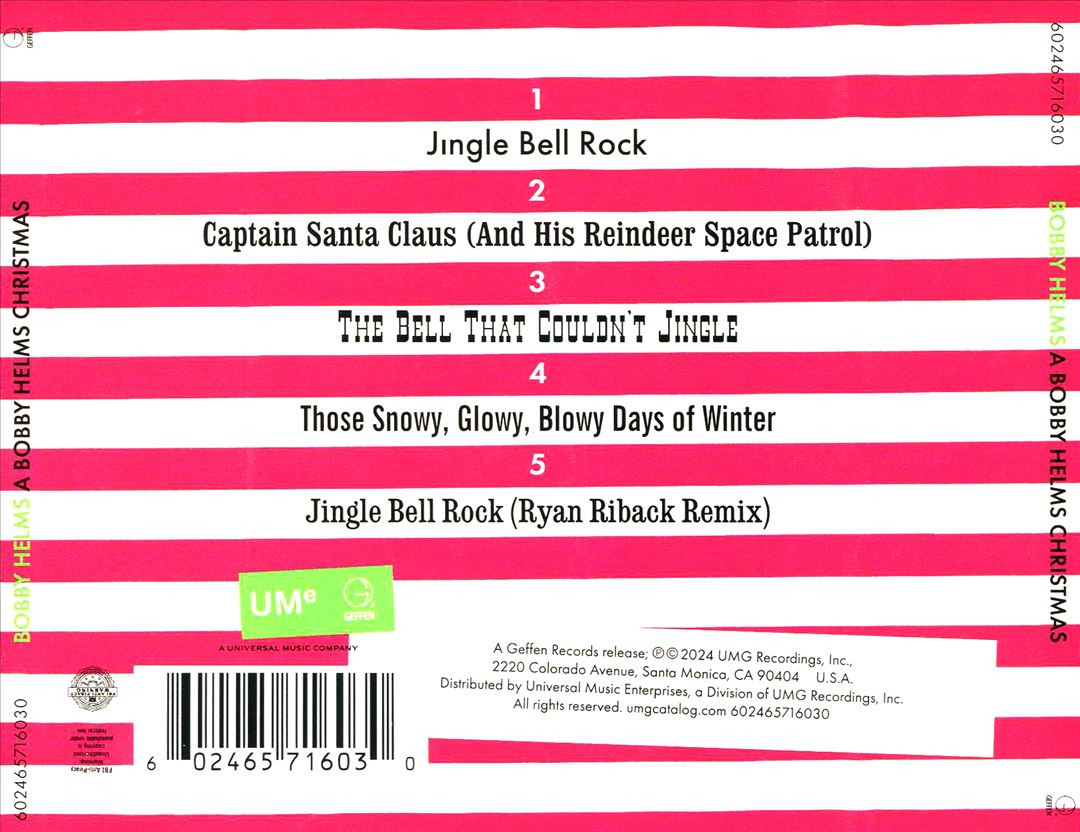 Bobby Helms Christmas cover art
