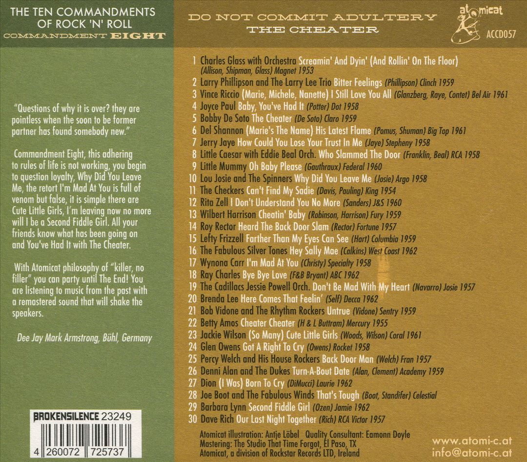 TENCOMMANDMENTSOFROCKNROLLCOMMANDMENTEIGHT cover art