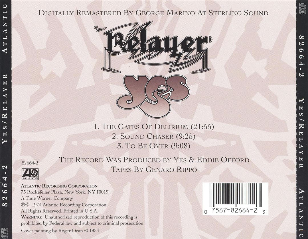 Relayer cover art